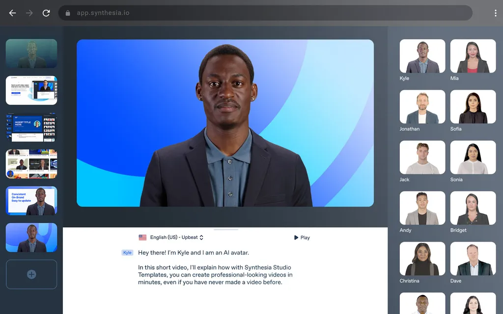 Synthesia Screenshot