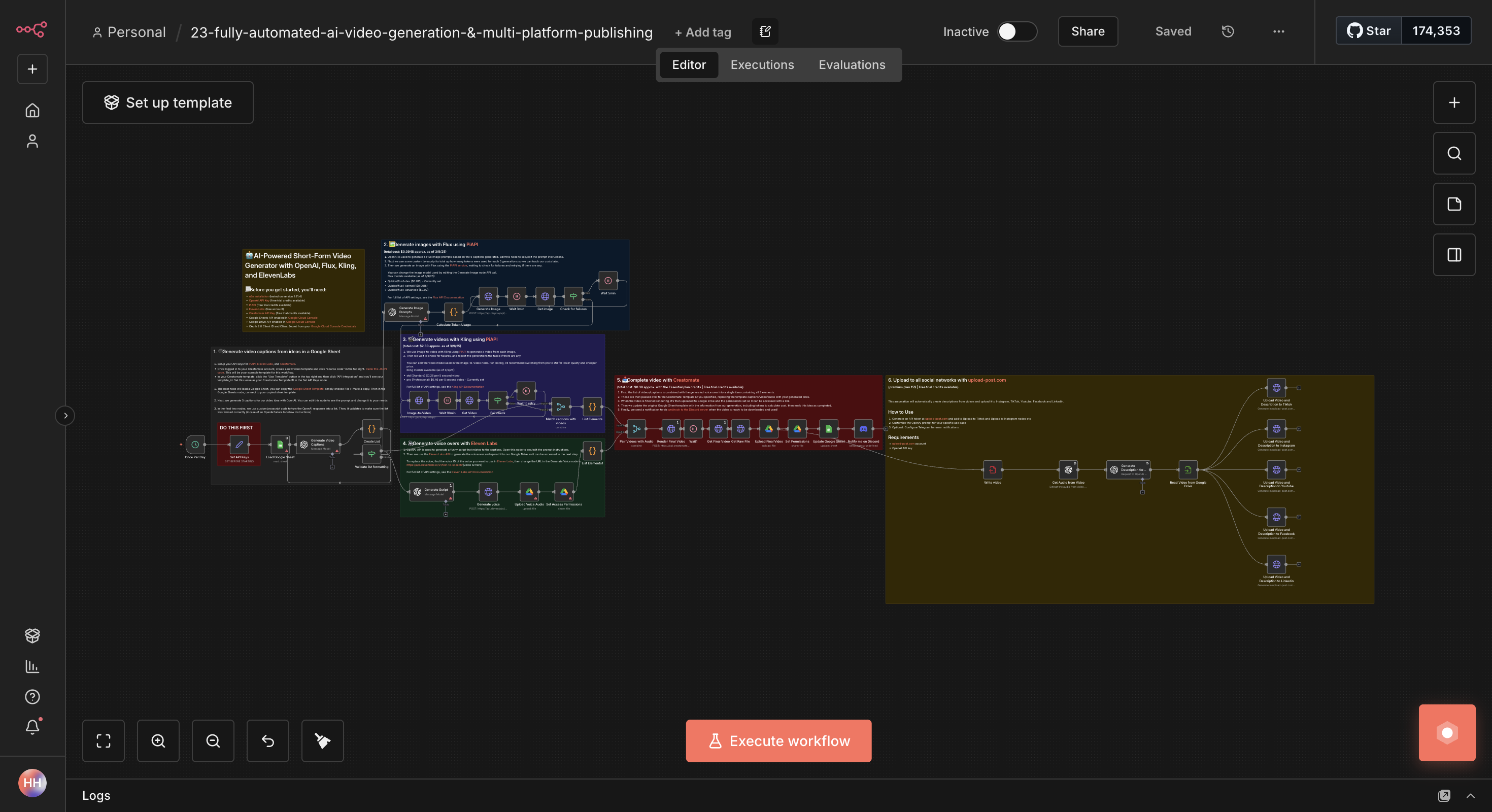 AI-gestützte Videogenerierung & Multi-Plattform-Publishing