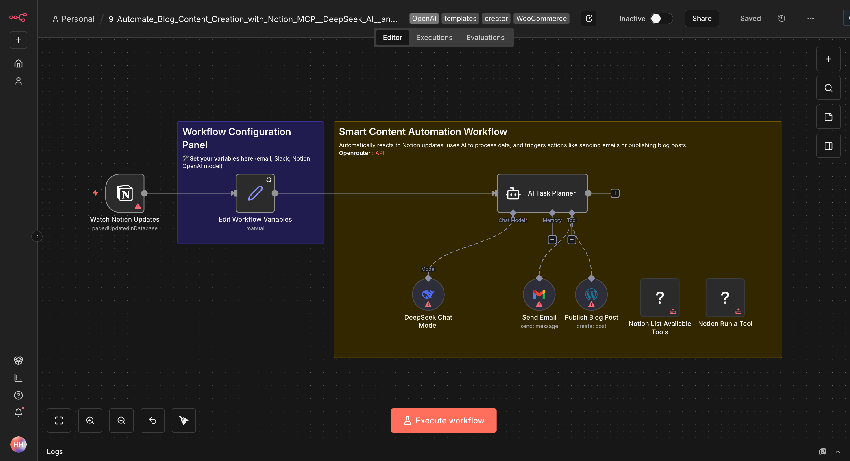 Automatisierte Blog-Content-Erstellung mit Notion & AI