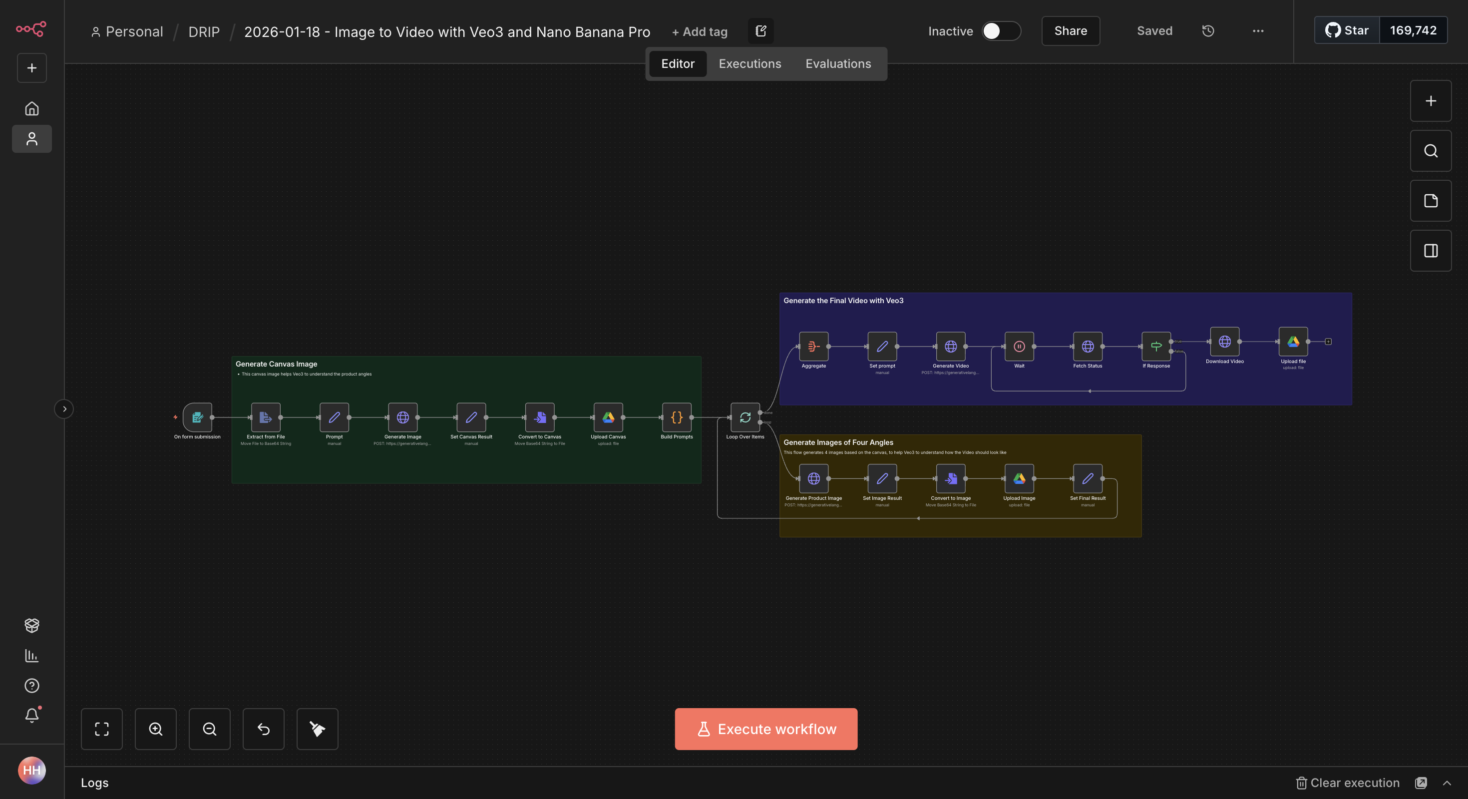Image to Video mit Veo3 und Nano Banana Pro
